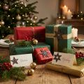 Deco wood stars lilla julestjerner selvklebende 4cm blanding 36stk | Floristik24.no