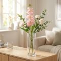 Levkoje rosa blomst kunstig som ekte stilkblomst 78cm | Floristik24.no