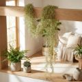 Tillandsia dekorativ hengende Tillandsia kunstgrønn hvit 180cm | Floristik24.no