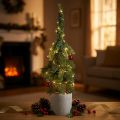Kunstig juletre i grønn potte 55cm | Floristik24.no