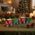 Juletog jernbanepynt trelokomotiv H7,5cm 4 stk | Floristik24.no