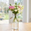 Flaskedekorasjon glassflaske med kork Ø8cm 24cm | Floristik24.no