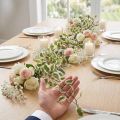Kunstig plantegirlander for romantiske bryllupsdekorasjoner og arrangementer, 150 cm | Floristik24.no