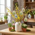 Påskeegg med vårblomster,