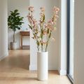 Dekorativ gren med blomster kunstrosa Daphne gren 110cm 3stk | Floristik24.no