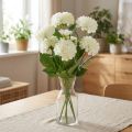 Kunstige blomster dekorative georginer kunstig hvit 50cm | Floristik24.no