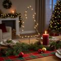 LED-juletre, batteridrevet, til innendørs borddekorasjon, 47 cm | Floristik24.no