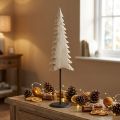Juletre i tre, julepynt i Paulownia, naturlig H54 cm | Floristik24.no
