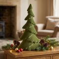 Dekorativ gran flokket juletre grønn 60cm | Floristik24.no