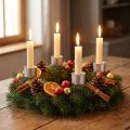 Pinnelysestake lysestake adventskrans 11cm 12 stk | Floristik24.no