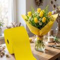 Blomstercrepe gul B10cm gramvekt 128g/kvm L250cm 2 stk. | Floristik24.no