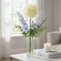 Kunstig Allium Kremhvit prydløk Ø18cm L90cm | Floristik24.no