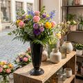 Justeringsvase Szwed Sort Ø19cm | Floristik24.no