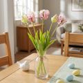 Kunstig blomsterbukett 5 papegøyetulpaner Kunsttulipaner 40cm | Floristik24.no