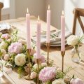 Spisslys, ensfargede, lys rosa, rosa, 22 × 240 mm, 12 stk. | Floristik24.no