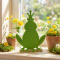 Frog King Filt Tre Grønn 20cm x 27,5cm sommerdekorasjon | Floristik24.no