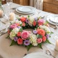 Blomstret skumring grønn Ø30cm 4 stk | Floristik24.no