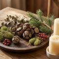 Sypresskjegler, naturlige, 3 cm, 500 g | Floristik24.no