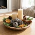 Sweetgum kjegler naturvasket hvit 250g | Floristik24.no