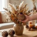 Tørket artisjokkblomst Cynara Ø9cm 16 stk | Floristik24.no