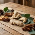 Tørket ingefærdekorasjon naturlig dekorasjon 500g | Floristik24.no