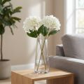 Kunstig hortensiablomst for elegant, moderne interiørdesign, 80 cm, 2 stk. | Floristik24.no