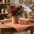 Blomstersilke 50cm rutete rød 5kg | Floristik24.no