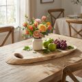 Trebrett laget av akasietre med levende kant, L36–45 cm B15–21 cm | Floristik24.no