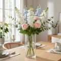 Levkoje Hvit kunstig blomst Kunstig stilkblomst 78cm | Floristik24.no
