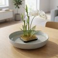 Pinnsvin Kenzan Rektangulær Sølv Messing 70×50mm | Floristik24.no