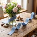 Filtbånd blå 7,5cm 5m | Floristik24.no