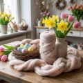 Lunte Ull Lunte laget av fargefast naturlig ull, fargerik 10m | Floristik24.no