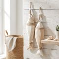 Trefiskdekor maritimt anheng Paulownia tre 27cm 2stk | Floristik24.no