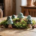 Tresopp Dekorsopp Tre Mini Paddehatter Mintgrønn 4cm 12 stk. | Floristik24.no