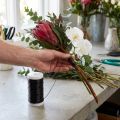 Dekorativ emaljert tråd, svart, Ø0,50 mm, 50 m, 100 g | Floristik24.no