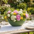 Plastbåt grønn 55,5cm x 14,5cm H17,5cm 1 stk | Floristik24.no
