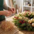 Blomsterhårglitter gull, kobber 200g | Floristik24.no