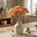 Ryllik kunstige kunstige blomster oransje 50cm 5stk i haug | Floristik24.no