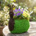 Plantekasse Snegl Vine Naturlig, Grønn 21x14cm H26cm | Floristik24.no