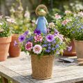 Frog deco planter polyresin borddekorasjon sommer H31,5cm | Floristik24.no
