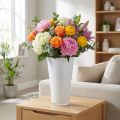 Vase “Fizzy” Ø20cm H35cm hvit 1 stk | Floristik24.no