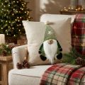 Pyntepute med nisse pyntepute grønn beige 40×40cm | Floristik24.no