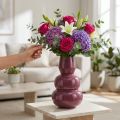 Moderne designvase for stilig romdekorasjon og møblering, 29 cm | Floristik24.no