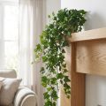 Dekorativ kunstig eføy vinranke for naturlig interiørdesign 183cm | Floristik24.no