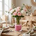 Farge sand 0,1mm - 0,5mm rosa 2kg | Floristik24.no