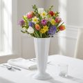 Innstillingsvase “Szwed” hvit Ø13cm - 20cm, 1stk | Floristik24.no