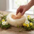 Naturfiber sisalgress til håndverk Sisalgress kremhvit 500g | Floristik24.no