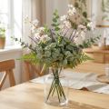 Kunstsilkeblomster, salvie i haug, salvie silkeblomst fiolett L28cm 4stk | Floristik24.no