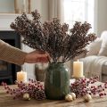 Kunstige planter brun høstdekor vinterdekor Drylook 38cm 3 stk | Floristik24.no