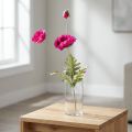 Kunstige valmuer dekorative silkeblomster rosa 70cm | Floristik24.no